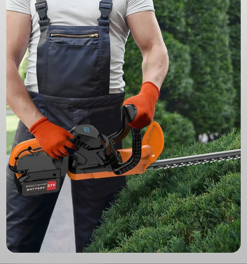 Electric Grass Trimmer Lithium Battery Rechargeable Grass Cutting Machines High Power Multifunctional Garden Power Tools