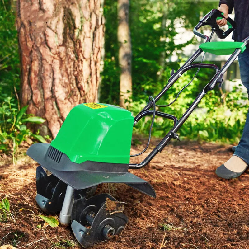 1500W Electric Scarifier Micro Tillage Plowing Machine Orchard Garden Lawn Mower Loosening Equipment