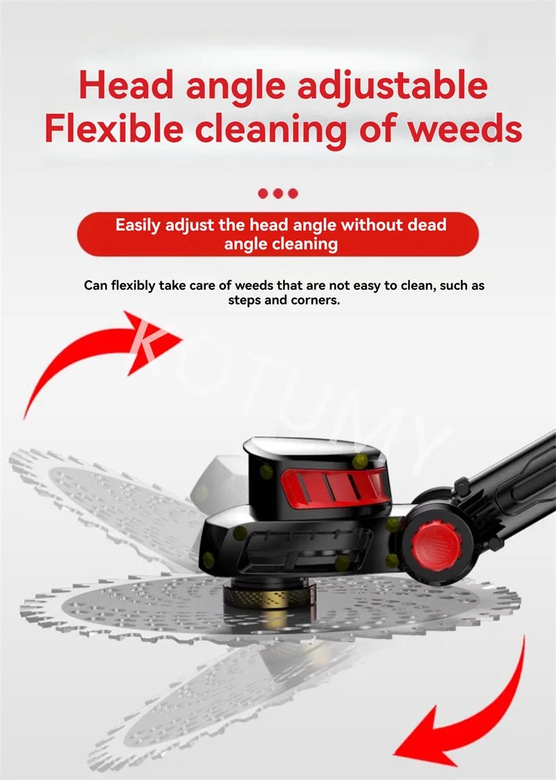 Household Electric Lawn Mower Brushless Motor Cordless Cutter Weeder 21V Rechargeable For Garden Lawn Trimming Pruning Tools