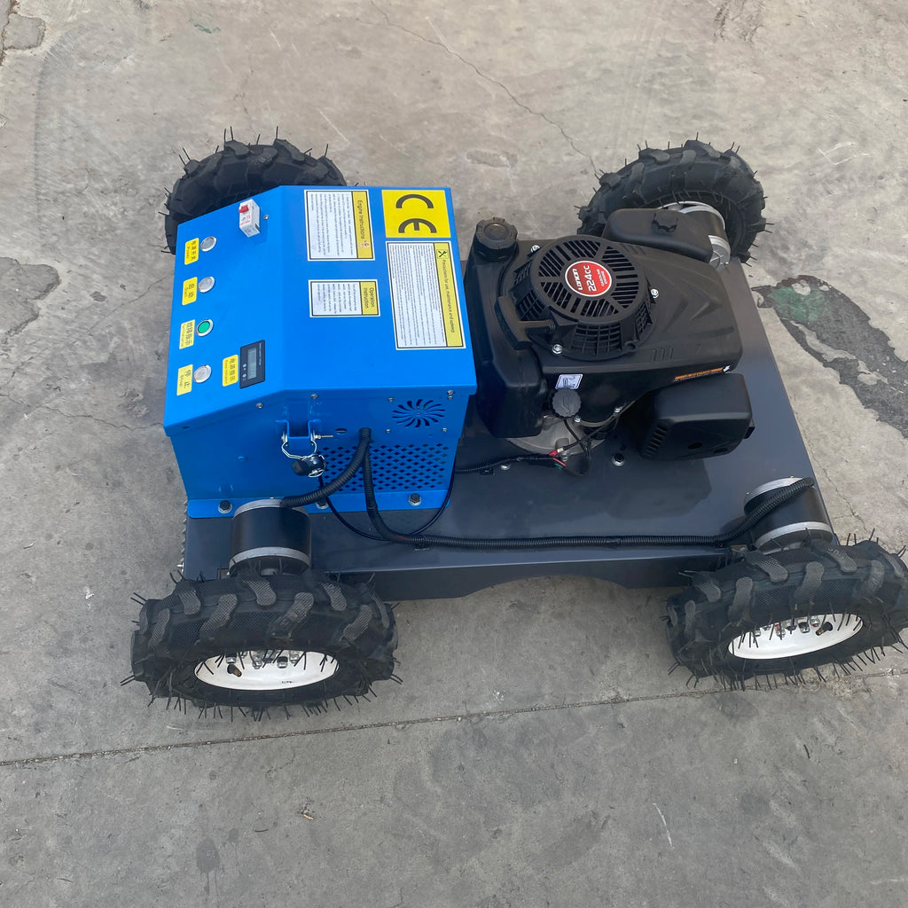 Self-propelled Garden Lawn Mower Industrial-type Lawn Trimmer Tracked Remote-controlled Lawn Mower