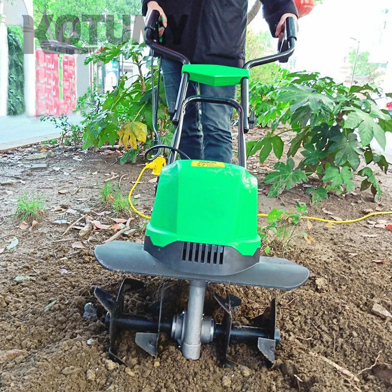 1500W Electric Scarifier Micro Tillage Plowing Machine Orchard Garden Lawn Mower Loosening Equipment