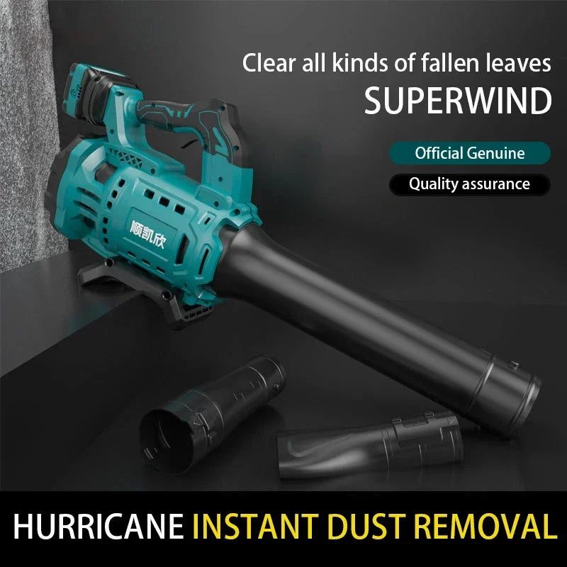 3800W Brushless Cordless Leaf Blower 480CFM Powerful Air Snow Blower Speed Adjustable for Patio Lawn Care Cleaning