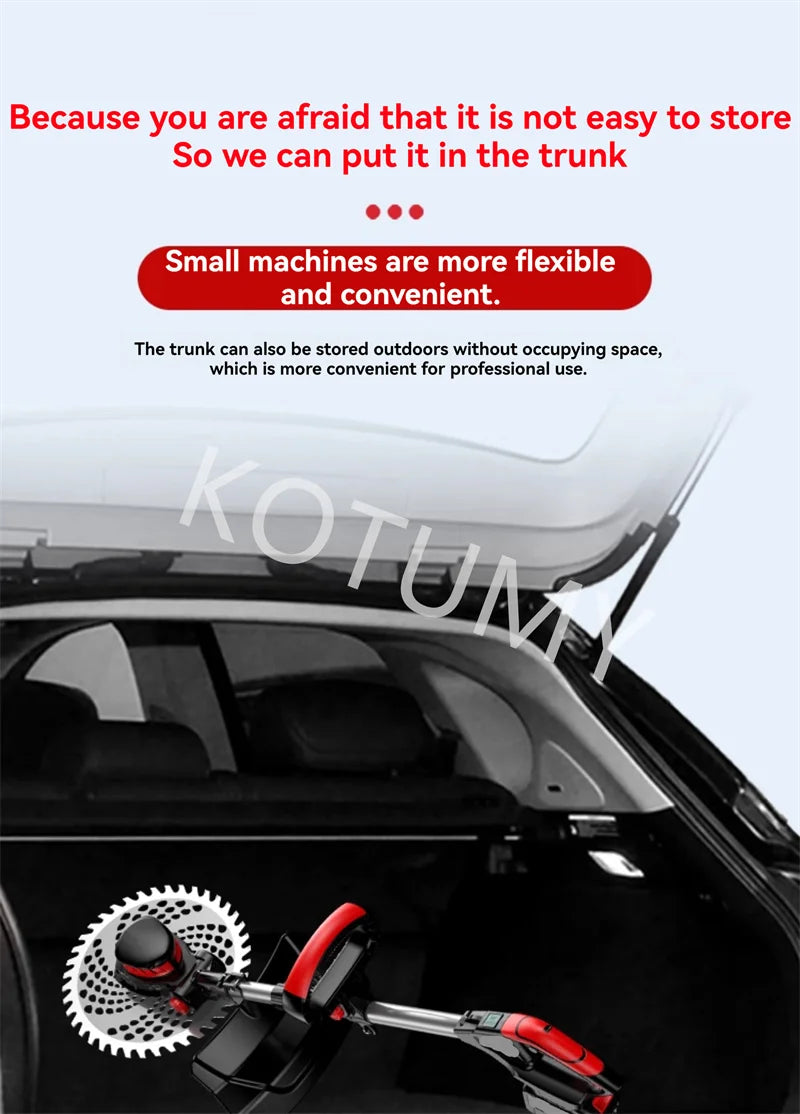 Household Electric Lawn Mower Brushless Motor Cordless Cutter Weeder 21V Rechargeable For Garden Lawn Trimming Pruning Tools