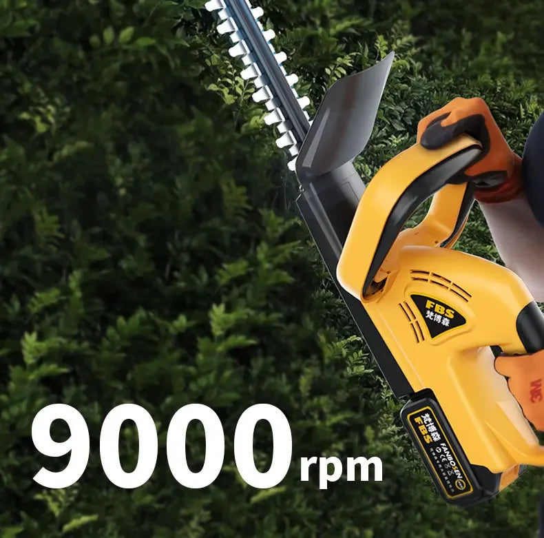 Cordless Electric Hedge Trimmer with Pruner and Shears for Garden and Lawn Maintenance A