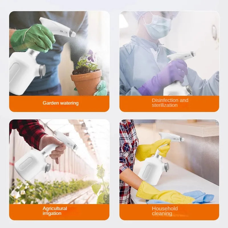 Small-sized Electric Watering Can for Plant Care and Disinfection