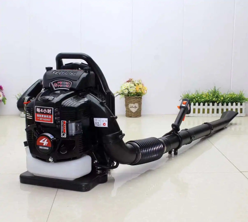Leaf Blower BBX9900 Four-Stroke 75.6cc Knapsack Gasoline Blower Leaf Vacuum Wind Fire Extinguisher Snow Blower