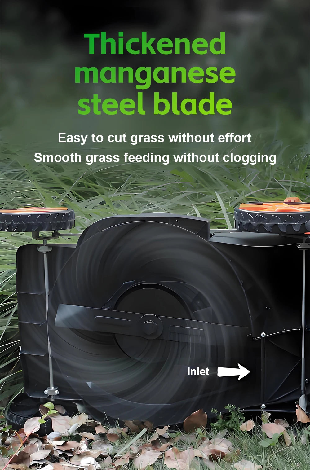 1200W/1600W Hand Push Weeder Lawn Mower Household Electric Weeder Handheld Multifunction Lithium Trimmer Hedge Lawn Trimmer