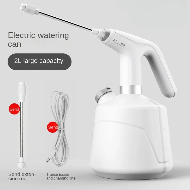Small-sized Electric Watering Can for Plant Care and Disinfection