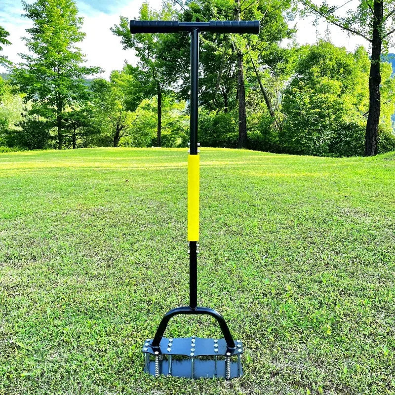 Removable Manual Lawn Aerators Heavy Duty Spring Scarifier Labor-saving Soil Loosening Grass Aerating Tool Lawn Yard Care Tools