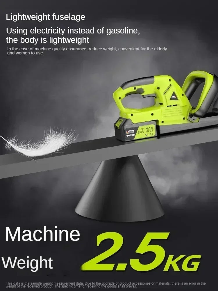 High-Powered Electric Hedge Trimmer for Tea Tree Pruning and Gardening