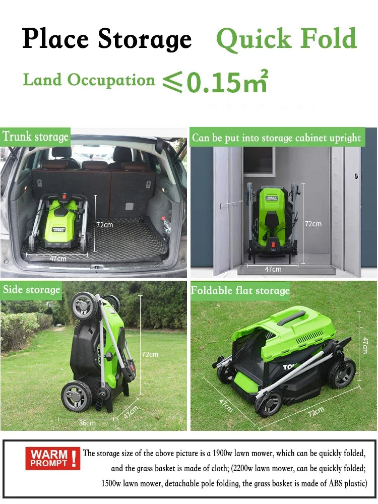 Grass Cutter gas Lawn mower electric lawn mower hand-pushed small househo multi-functional robot lawn mower with charger