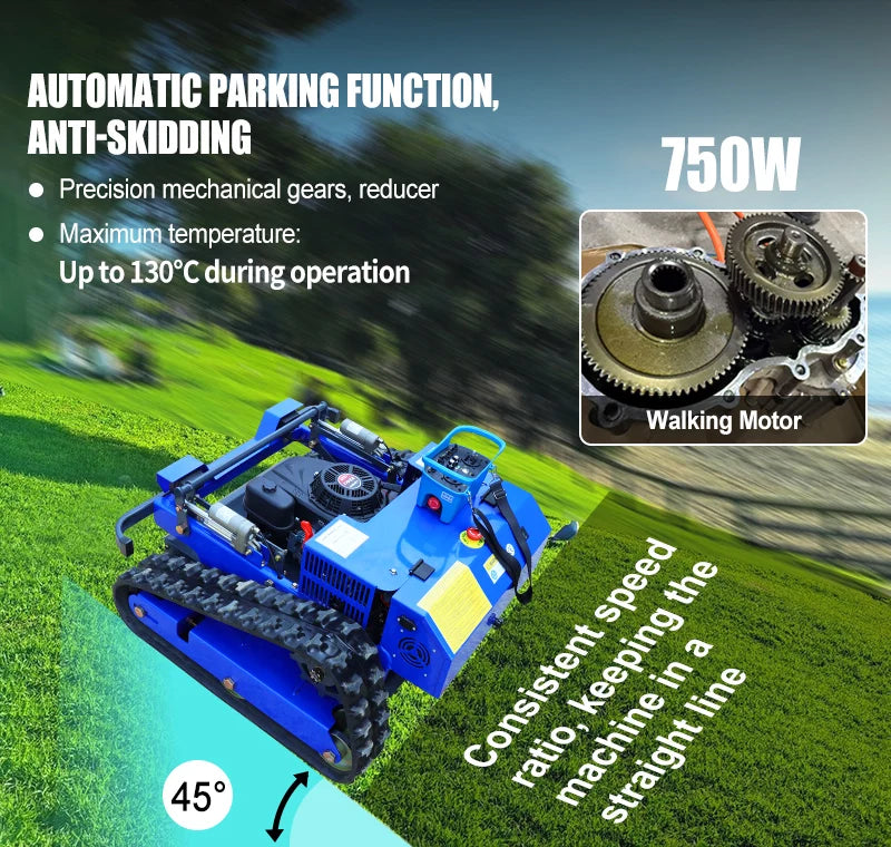 550mm Self-Propelled Remote-Controlled Lawn Mower for Small Household Gardens Outdoor Maintenance Robot