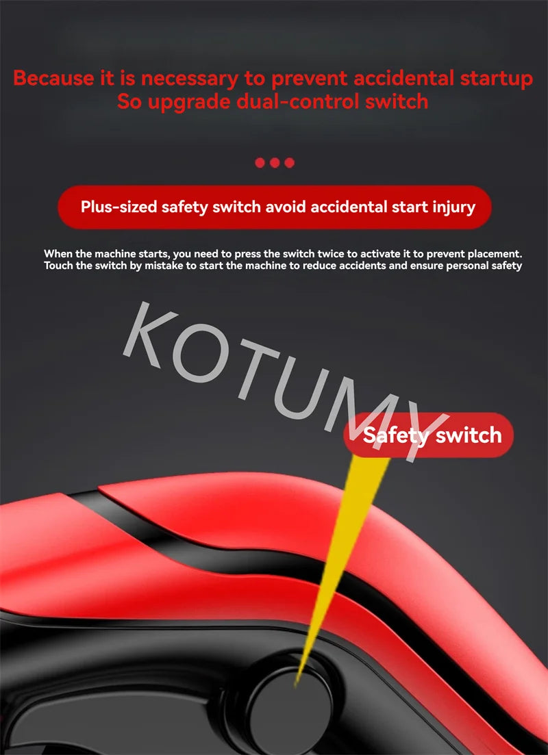 Household Electric Lawn Mower Brushless Motor Cordless Cutter Weeder 21V Rechargeable For Garden Lawn Trimming Pruning Tools