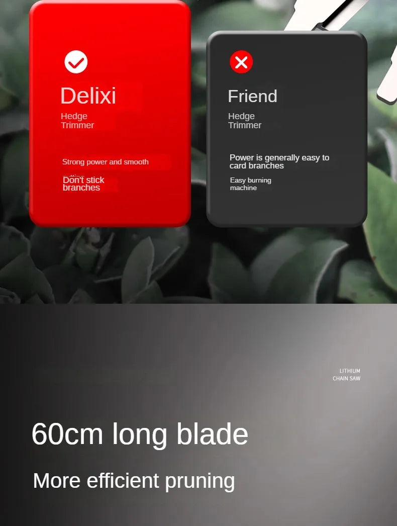 Powerful and Portable Hedge Trimmer for Efficient Garden Maintenance