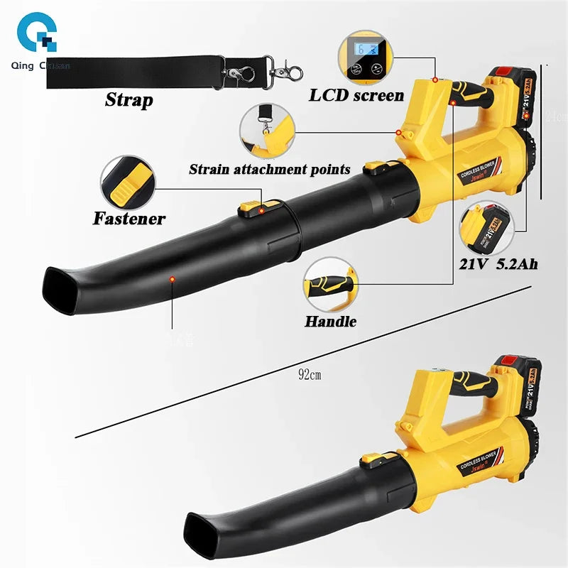 Leaf Blowers Lithium Hair Dryer Industrial High-power Blowers Cordless Snow Blower Charging Leaf Blower