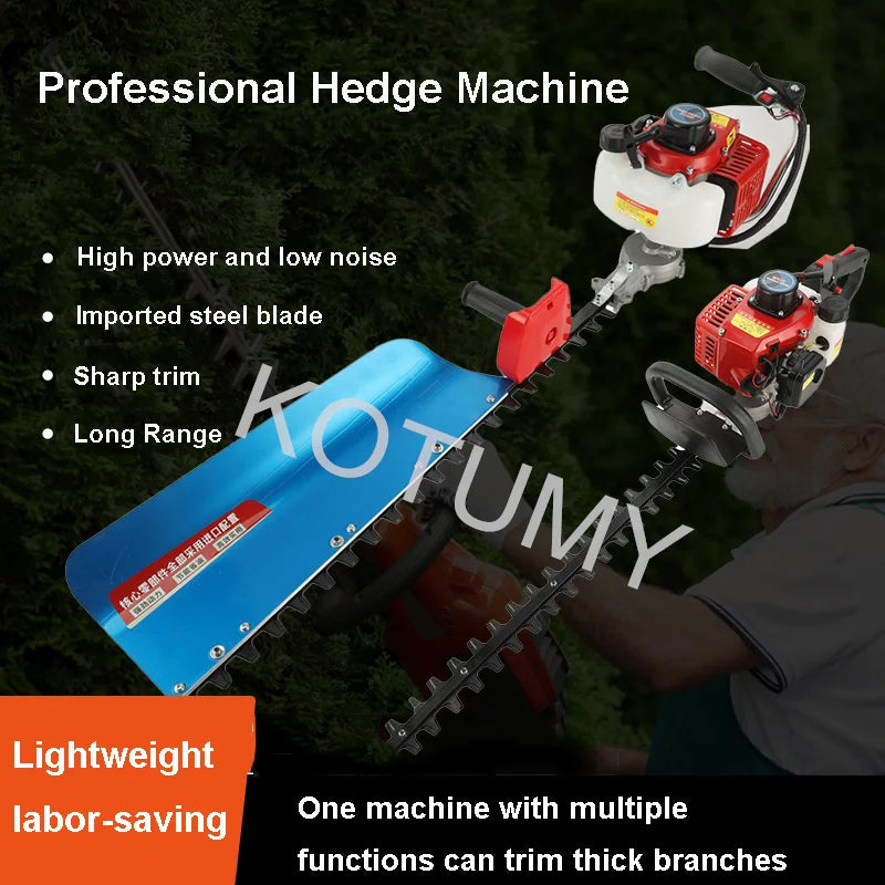 Hedge Trimmer Gasoline Shears Single/Double-Edged Tea Tree Pruning Machine Tea Picking Machine Green Garden Pruning Hedge Trimme