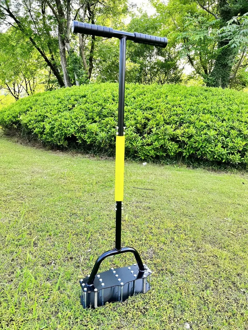 Removable Manual Lawn Aerators Heavy Duty Spring Scarifier Labor-saving Soil Loosening Grass Aerating Tool Lawn Yard Care Tools