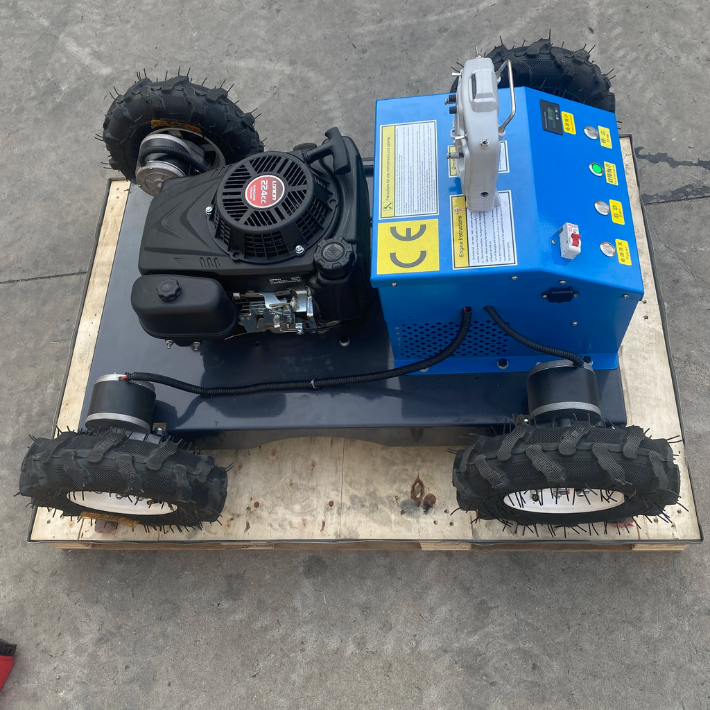 Self-propelled Garden Lawn Mower Industrial-type Lawn Trimmer Tracked Remote-controlled Lawn Mower
