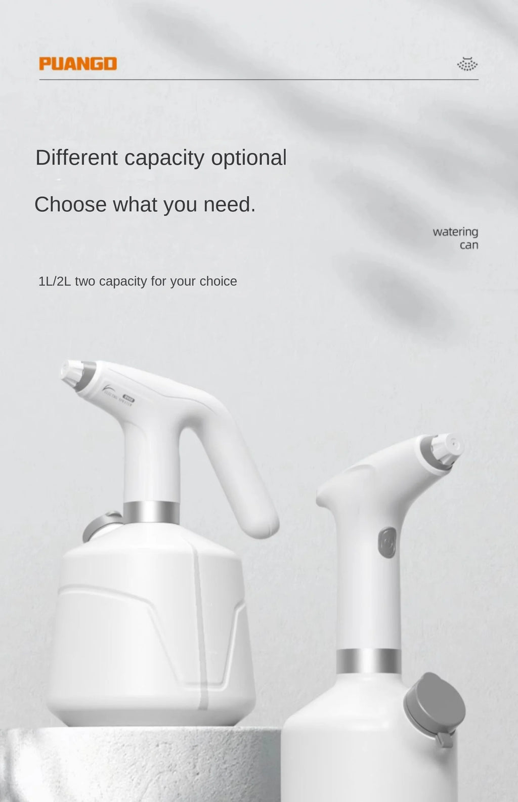 Small-sized Electric Watering Can for Plant Care and Disinfection