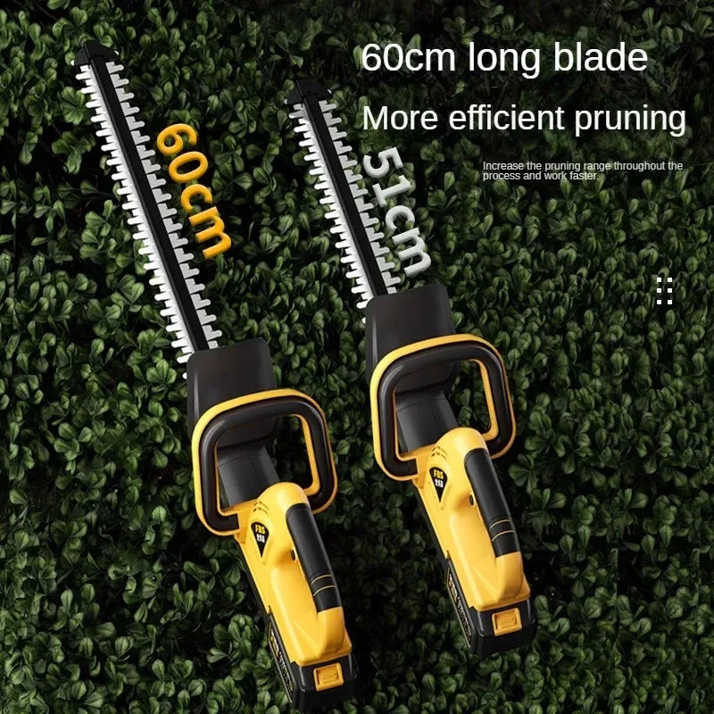 Cordless Electric Hedge Trimmer with Pruner and Shears for Garden and Lawn Maintenance A