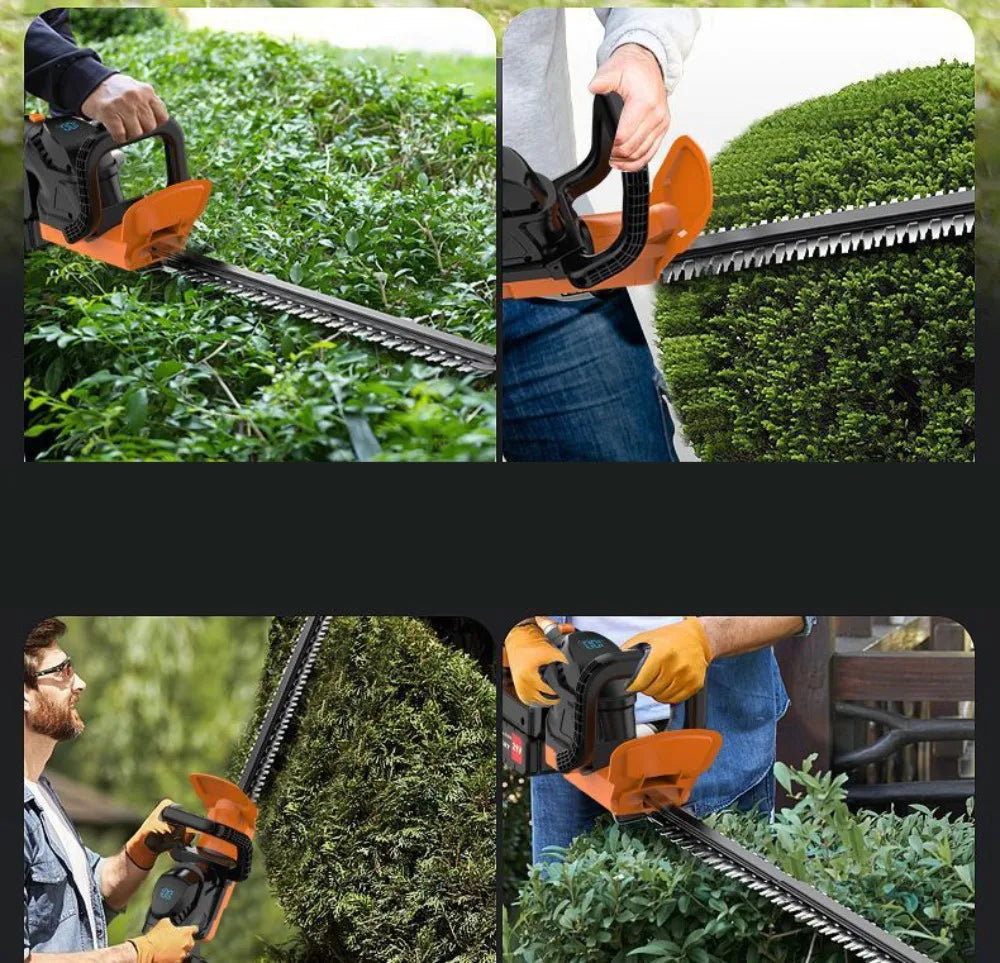 Electric Grass Trimmer Lithium Battery Rechargeable Grass Cutting Machines High Power Multifunctional Garden Power Tools