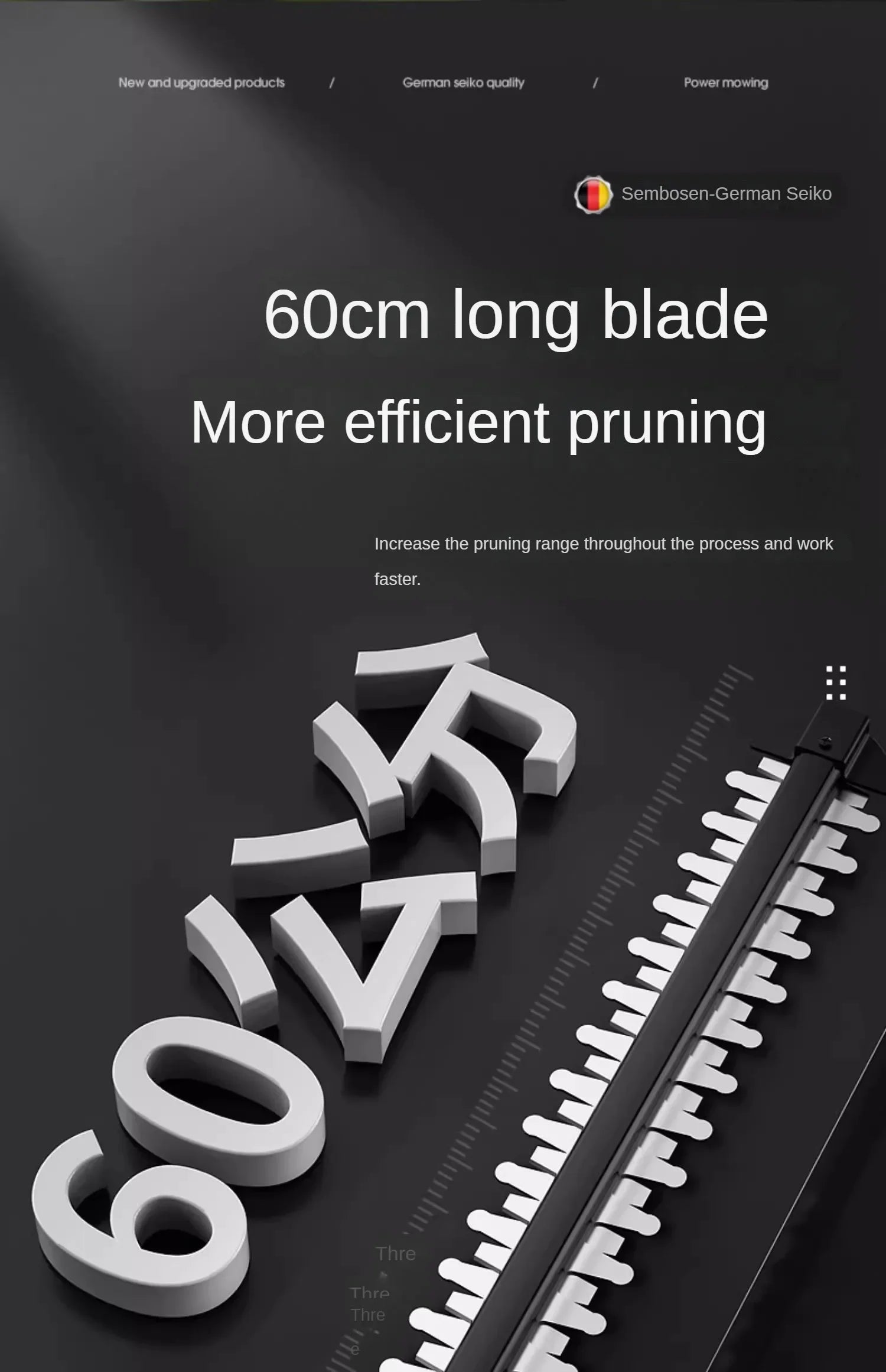 Cordless Electric Hedge Trimmer with Pruner and Shears for Garden and Lawn Maintenance A