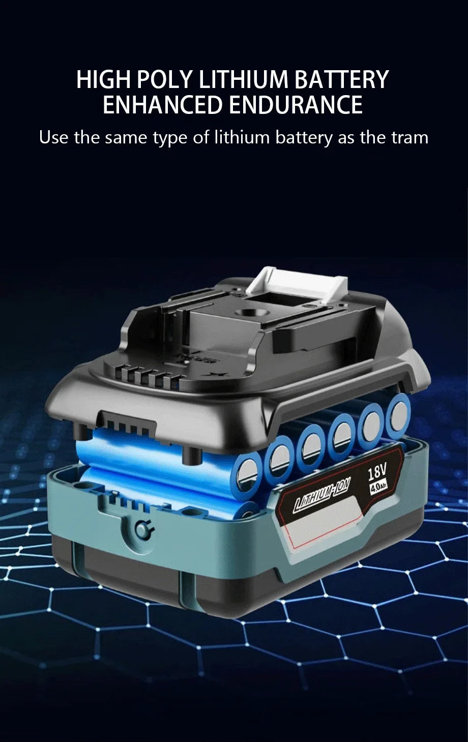 3800W Brushless Cordless Leaf Blower 480CFM Powerful Air Snow Blower Speed Adjustable for Patio Lawn Care Cleaning