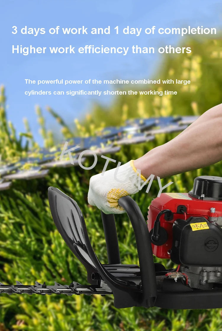 Hedge Trimmer Gasoline Shears Single/Double-Edged Tea Tree Pruning Machine Tea Picking Machine Green Garden Pruning Hedge Trimme