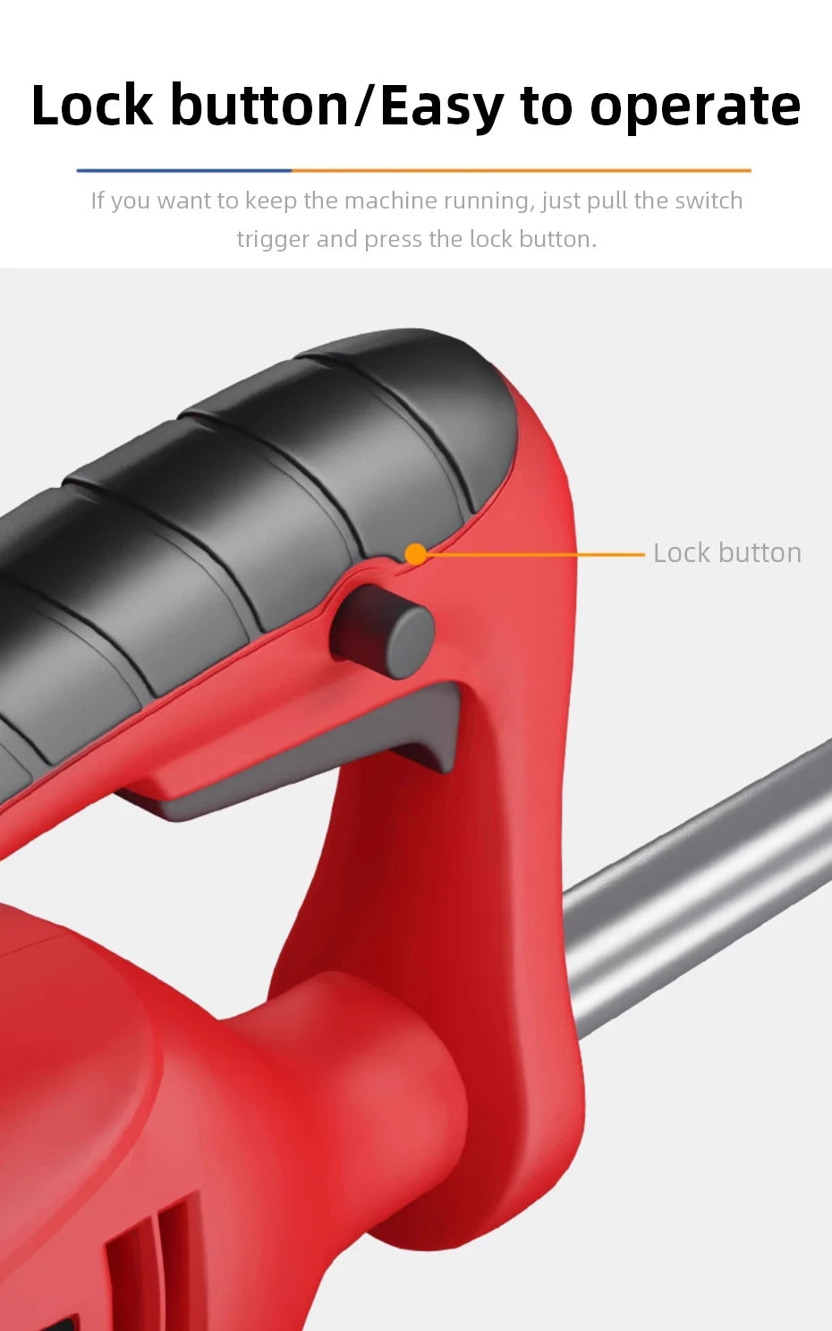 220V Electric Lawn Mower  Multi-function Lawn Trimmer Weeder High Branch Saw Pruning Shears Suitable for Home Garden Use