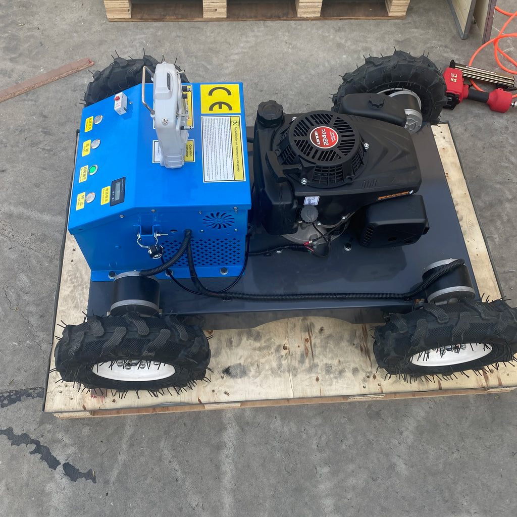 Self-propelled Garden Lawn Mower Industrial-type Lawn Trimmer Tracked Remote-controlled Lawn Mower