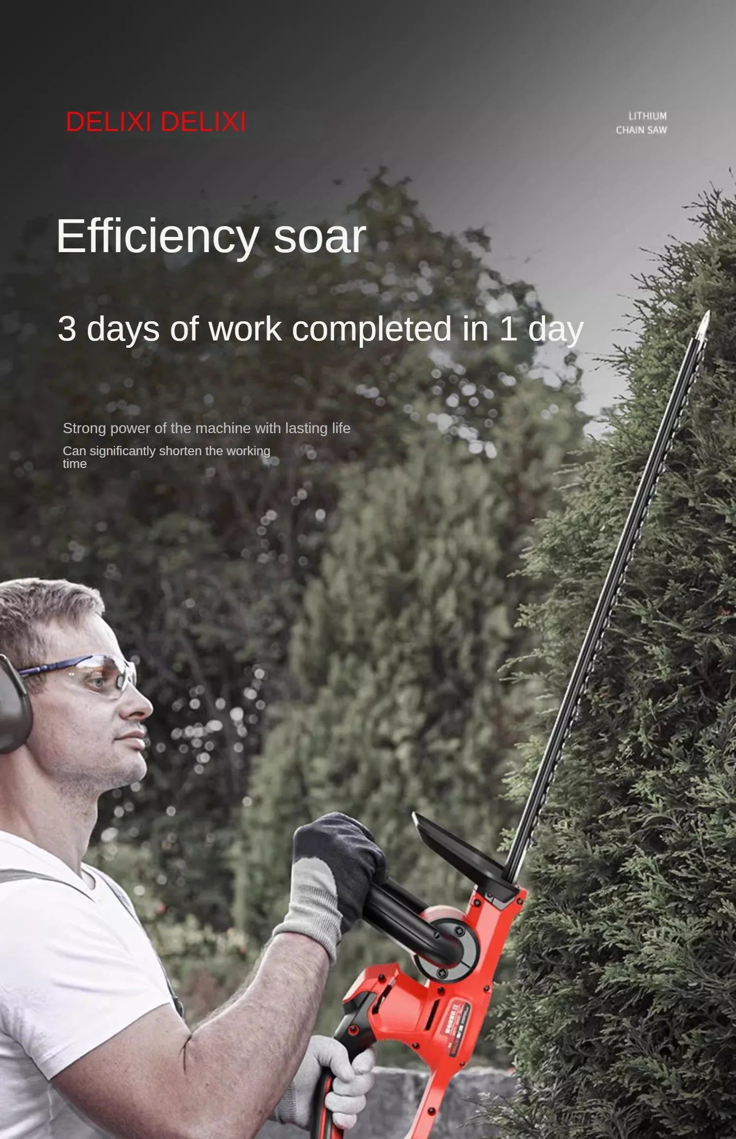 Powerful and Portable Hedge Trimmer for Efficient Garden Maintenance