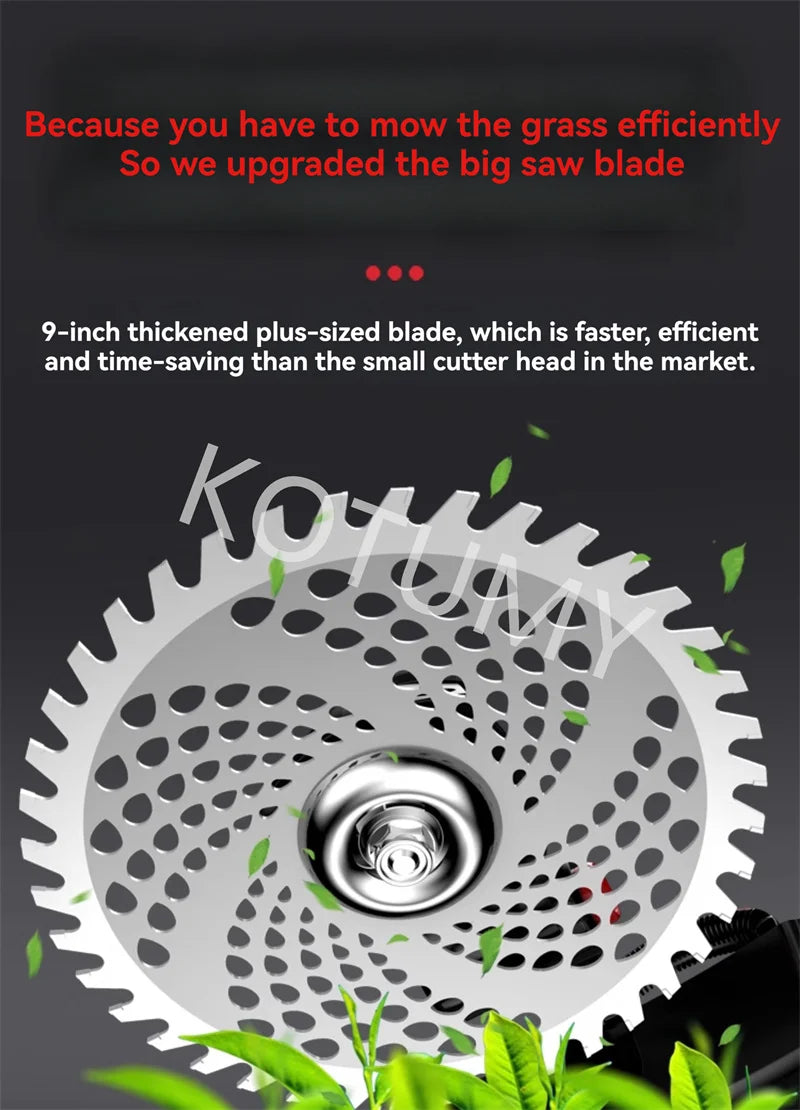 Household Electric Lawn Mower Brushless Motor Cordless Cutter Weeder 21V Rechargeable For Garden Lawn Trimming Pruning Tools