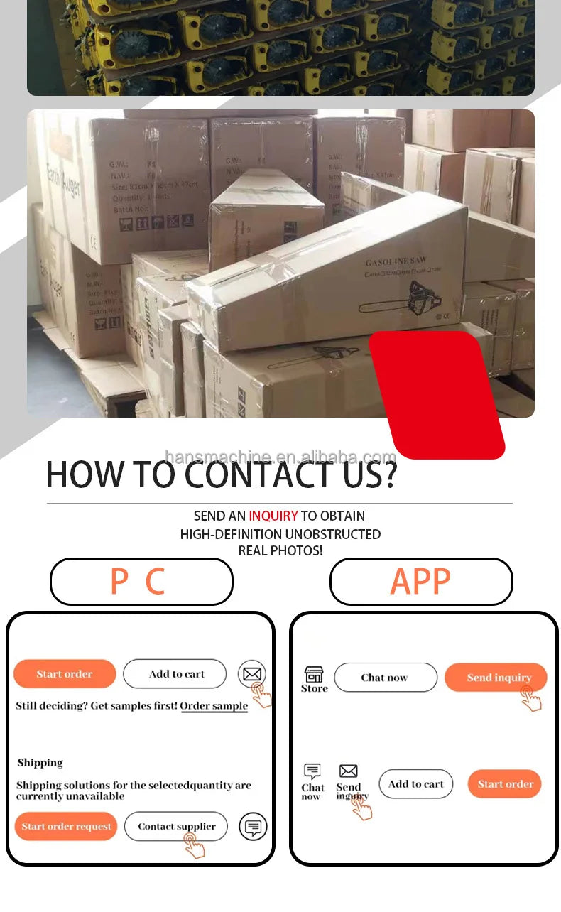 Widely Used Chain Saw 2 Stroke Chain Saw Cordless Woodworking Automatic Chainsaws Big Power Chainsaw