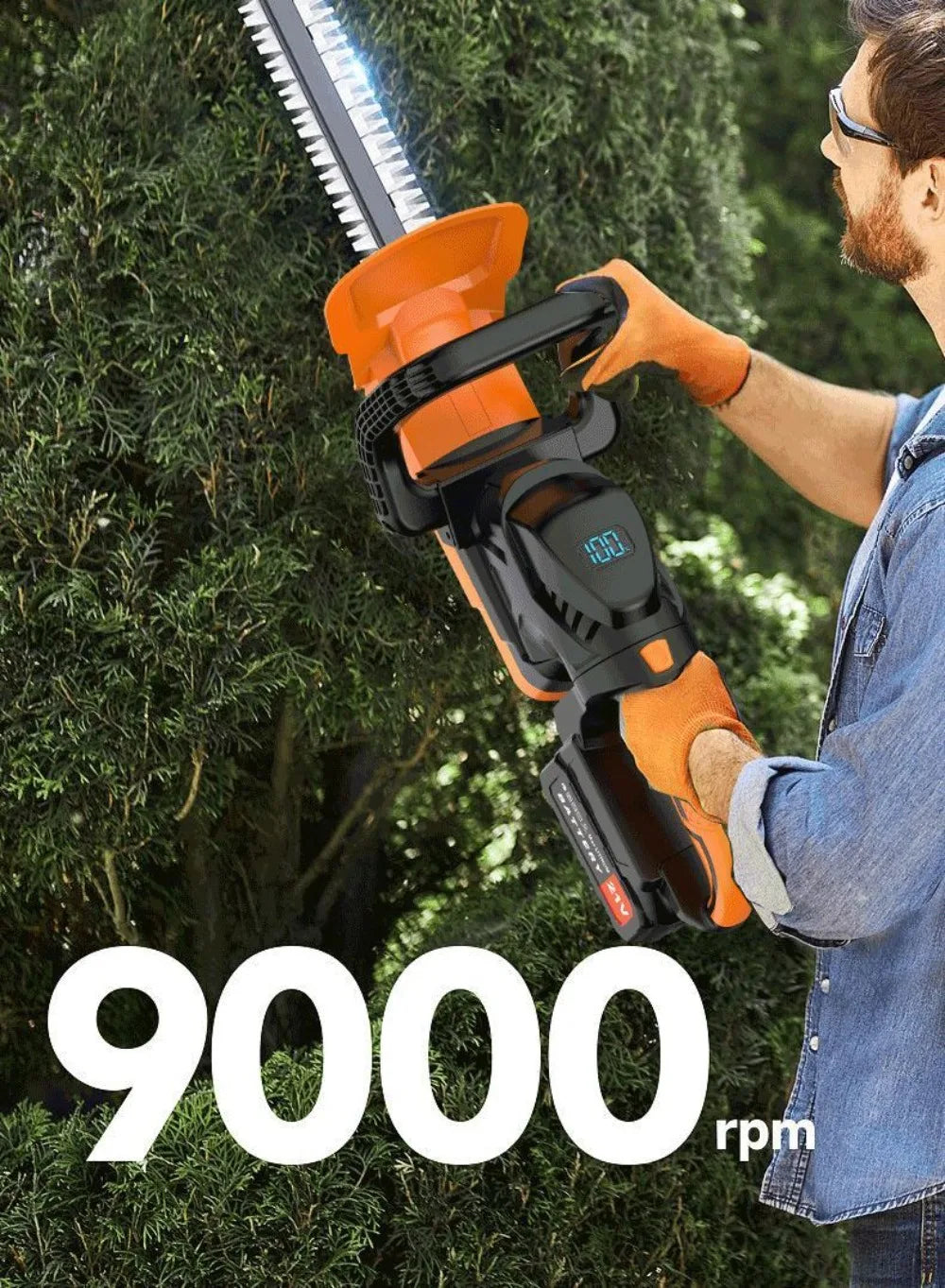 Electric Grass Trimmer Lithium Battery Rechargeable Grass Cutting Machines High Power Multifunctional Garden Power Tools