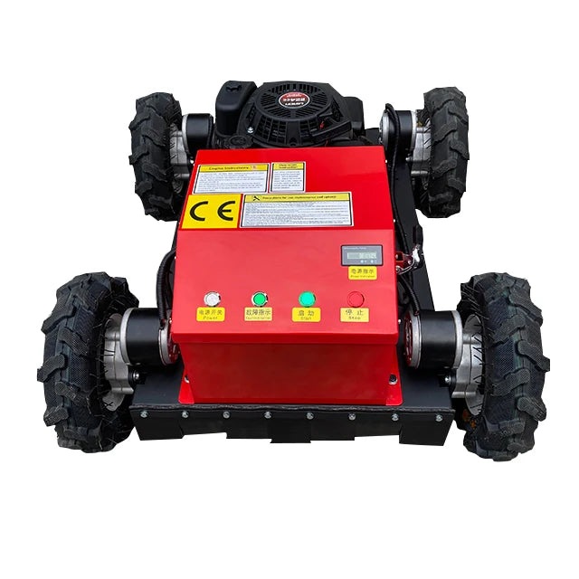 Self-propelled Garden Lawn Mower Industrial-type Lawn Trimmer Tracked Remote-controlled Lawn Mower