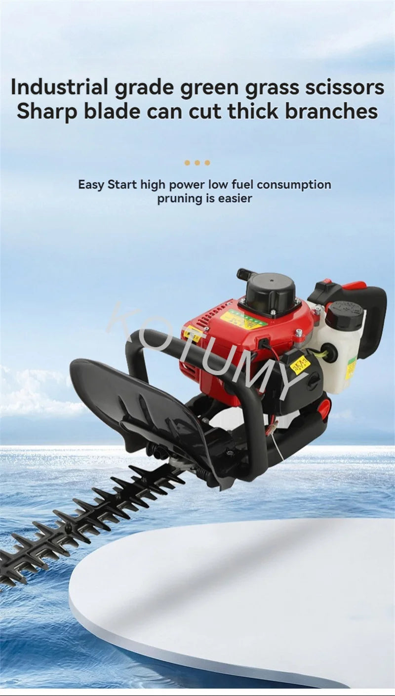 Hedge Trimmer Gasoline Shears Single/Double-Edged Tea Tree Pruning Machine Tea Picking Machine Green Garden Pruning Hedge Trimme