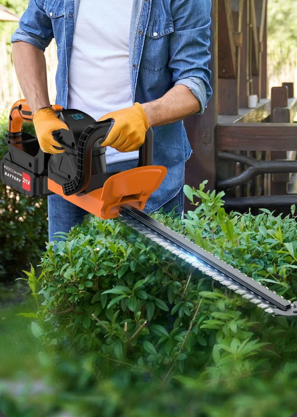 Electric Grass Trimmer Lithium Battery Rechargeable Grass Cutting Machines High Power Multifunctional Garden Power Tools