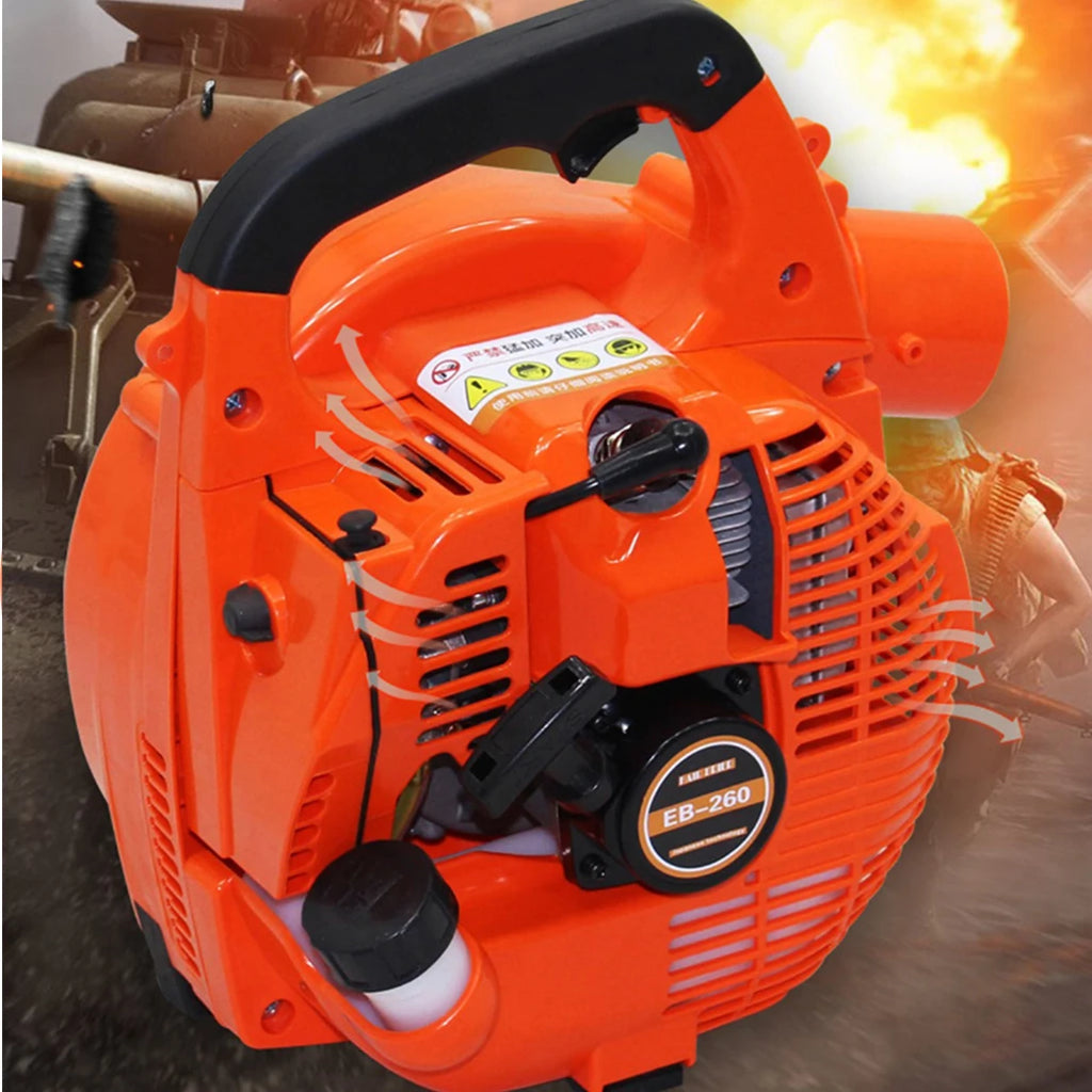 Portable Petrol Blower Road Sweeping Leaf Dust Construction Site Welding Slag Cleaning Blower EB260 Two-Stroke Leaf Blower