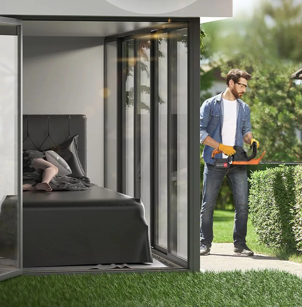 Electric Grass Trimmer Lithium Battery Rechargeable Grass Cutting Machines High Power Multifunctional Garden Power Tools