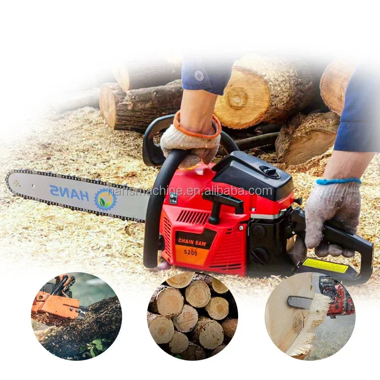 Widely Used Chain Saw 2 Stroke Chain Saw Cordless Woodworking Automatic Chainsaws Big Power Chainsaw