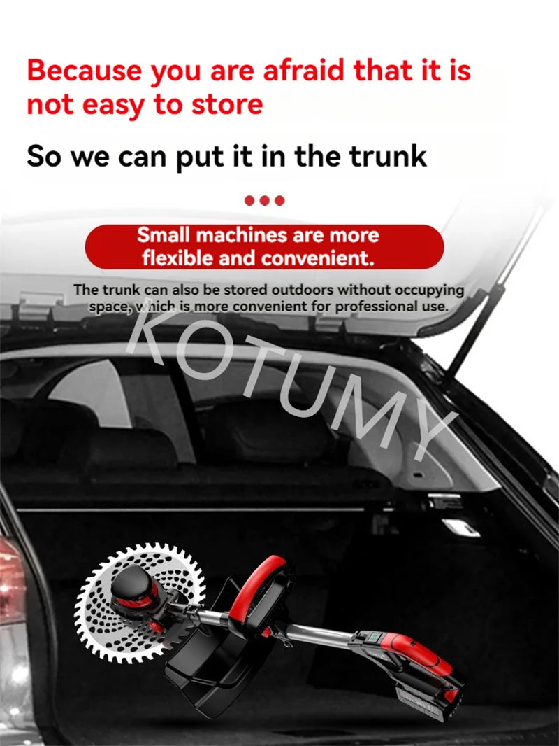 Household Electric Lawn Mower Brushless Motor Cordless Cutter Weeder 21V Rechargeable For Garden Lawn Trimming Pruning Tools