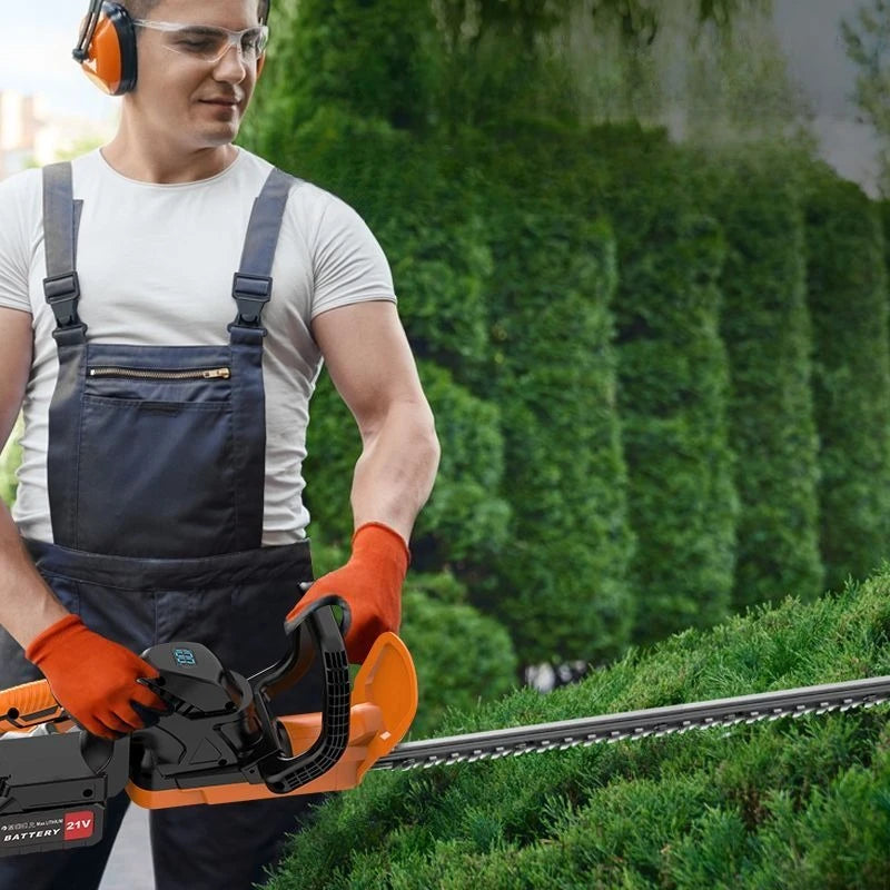 Electric Grass Trimmer Lithium Battery Rechargeable Grass Cutting Machines High Power Multifunctional Garden Power Tools