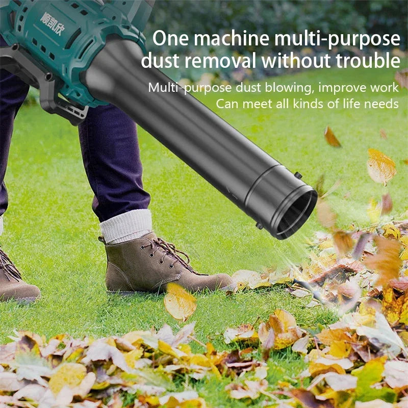 3800W Brushless Cordless Leaf Blower 480CFM Powerful Air Snow Blower Speed Adjustable for Patio Lawn Care Cleaning