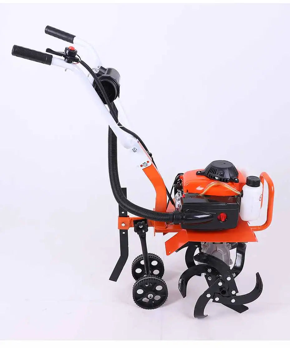 Gasoline Micro Cultivator Agricultural Garden Tools Gasoline Multi-function Minitype Rotary Tiller Machinery for Far