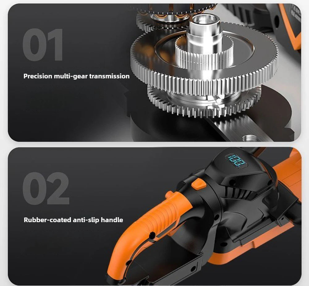 Electric Grass Trimmer Lithium Battery Rechargeable Grass Cutting Machines High Power Multifunctional Garden Power Tools