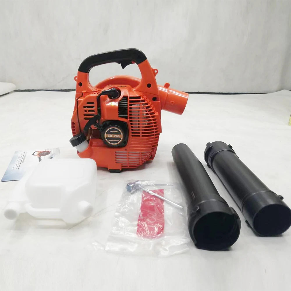 Portable Petrol Blower Road Sweeping Leaf Dust Construction Site Welding Slag Cleaning Blower EB260 Two-Stroke Leaf Blower