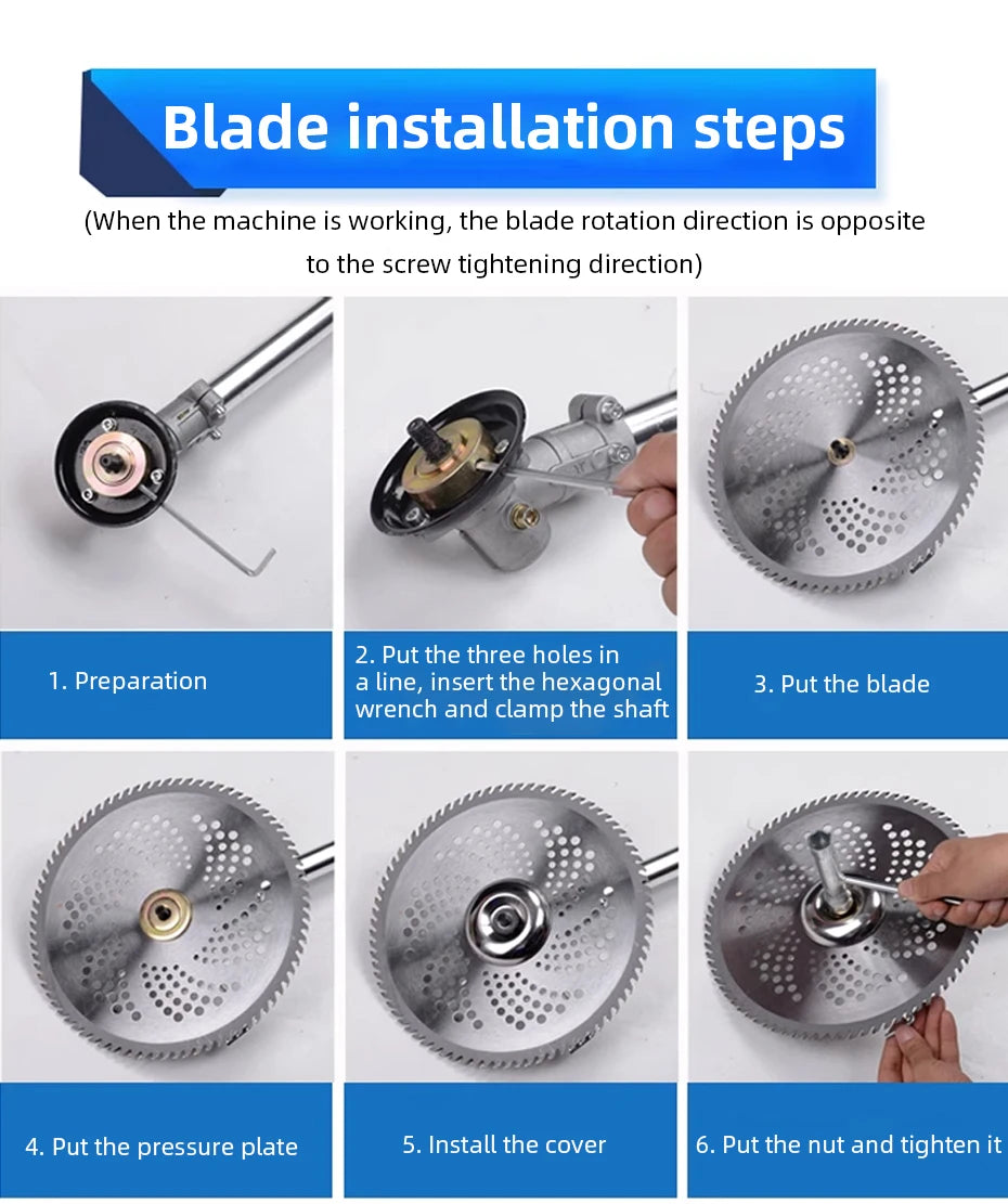 220V Electric Lawn Mower  Multi-function Lawn Trimmer Weeder High Branch Saw Pruning Shears Suitable for Home Garden Use