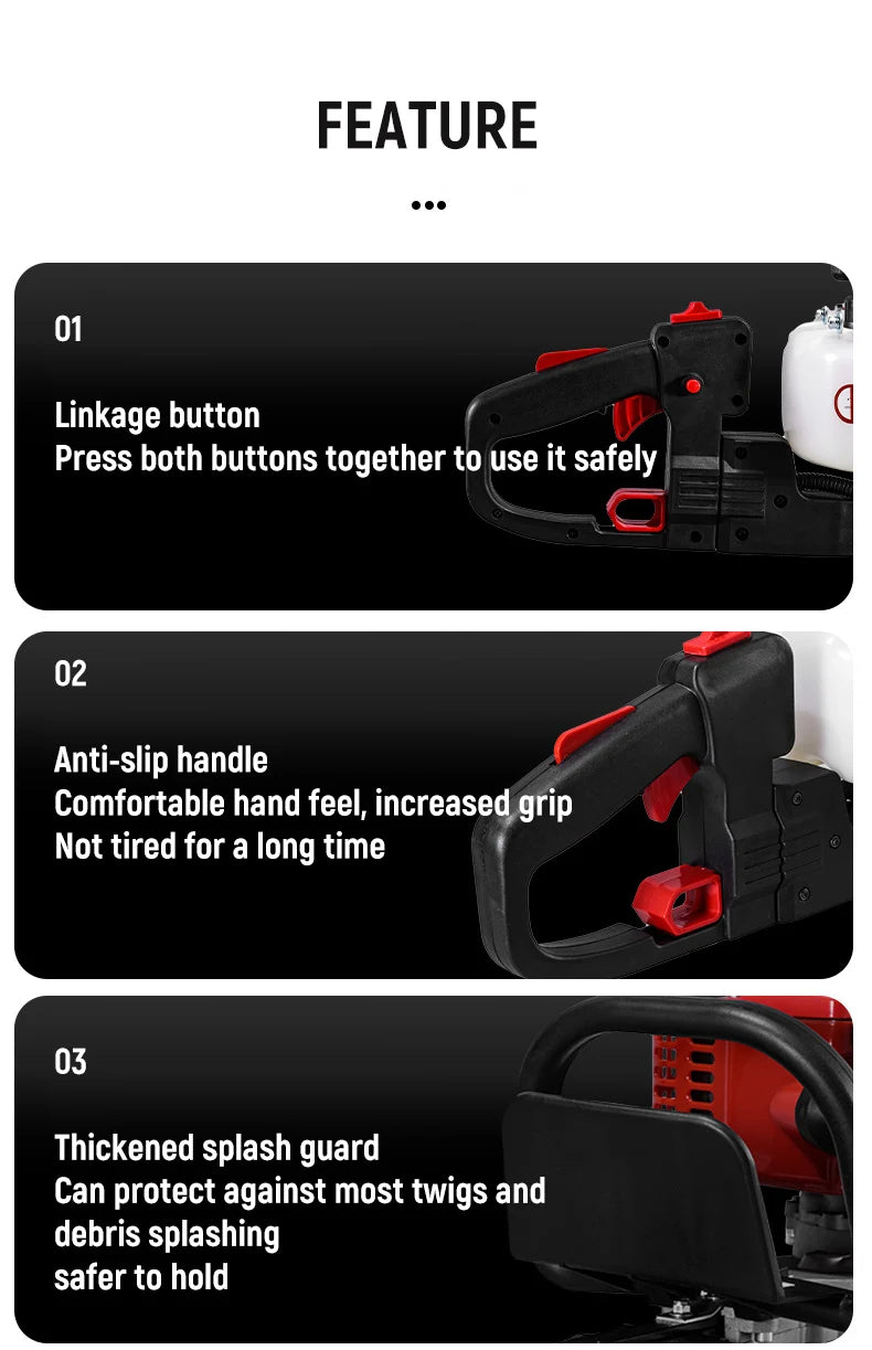 Petrol Hedge Trimmer 2-Stroke Tea Tree Pruning Shears Garden Tree Pruner Irrigation Cutter Tea Picker Outdoor Power