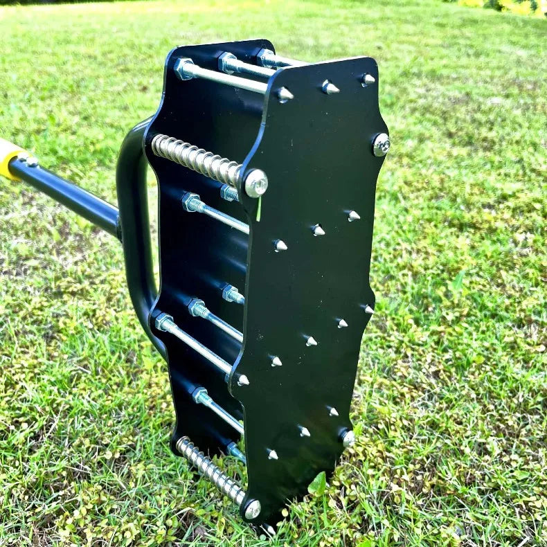 Removable Manual Lawn Aerators Heavy Duty Spring Scarifier Labor-saving Soil Loosening Grass Aerating Tool Lawn Yard Care Tools
