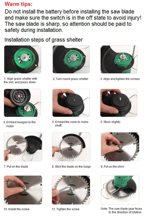 Electric Lawn Mower for Makita 18V Grass Trimmer Cordless Brush Li-Ion Auto Release String Cutter Power Household Garden Tools